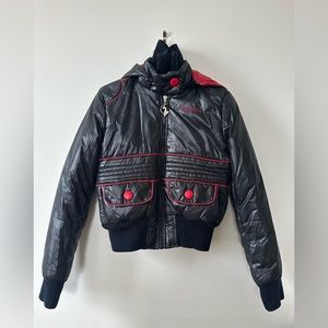 BABY PHAT JACKET Y2K, 2000S, BLACK AND RED PERFECT CONDITION
